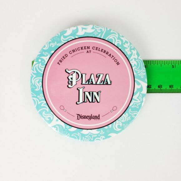 2 Disney Buttons Pins Fried Chicken Celebration Flo's Plaza Inn DCA Disneyland - Picture 7 of 7
